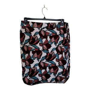 Loft Floral Print Skirt Size 12